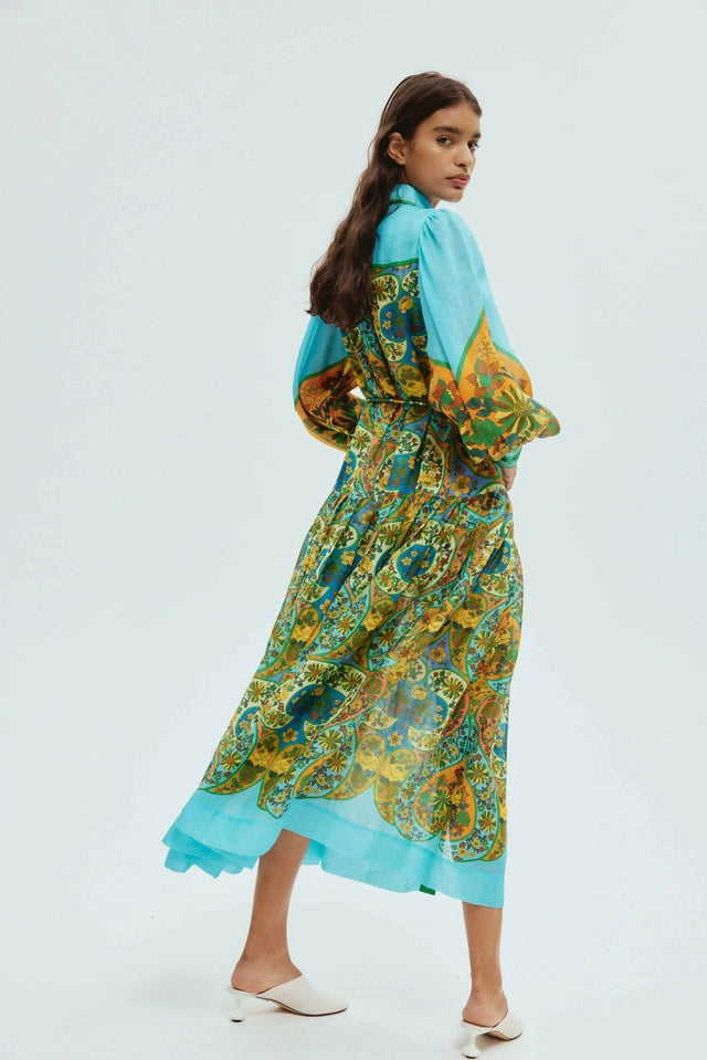 Alemais Sofie Shirt Dress In Multi Size 12 - 12 / Multi - Dresses