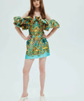 Alemais Sofie Off Shoulder Dress In Multi Size 12 - 12 / Multi - Dresses