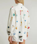 Alemais Soleil Embroidered Shirt - 14 / Print - Tops