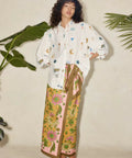 Alemais Soleil Embroidered Shirt - 14 / Print - Tops