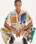 ALEMAIS - Alemais Soleil Oversized Shirt and Pant Set