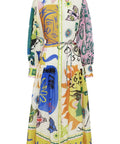 ALEMAIS - Alemais Soleil Patchwork Shirt Dress
