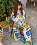 Alemais Soleil SIlk Shirt and Pant Set Print Size AU 14 - 14 / Print - Outfit Sets