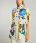 Alemais Soleil SIlk Shirt and Pant Set Print Size AU 14 - 14 / Print - Outfit Sets