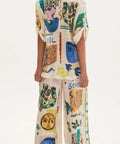 Alemais Soleil Silk Shirt & Pant Set - Size 8 & 10 - Outfit Sets