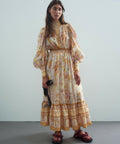 Alemais Solitaire Midi Dress in Watercolour Size AU 12 - 12 / Print - Dresses