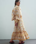 Alemais Solitaire Midi Dress in Watercolour Size AU 12 - 12 / Print - Dresses
