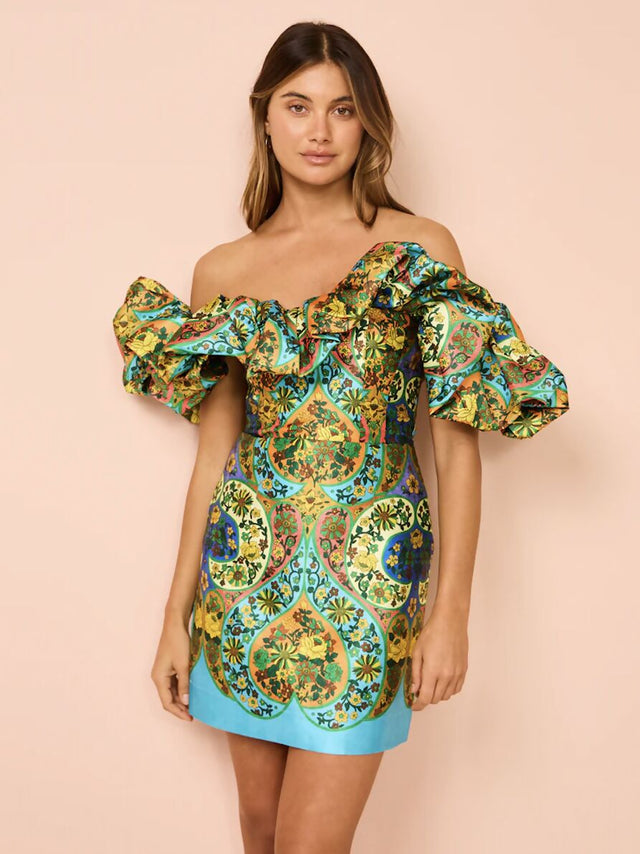 Alemais Sophie Off Shoulder Dress Size 8,10,12,14 - Dresses