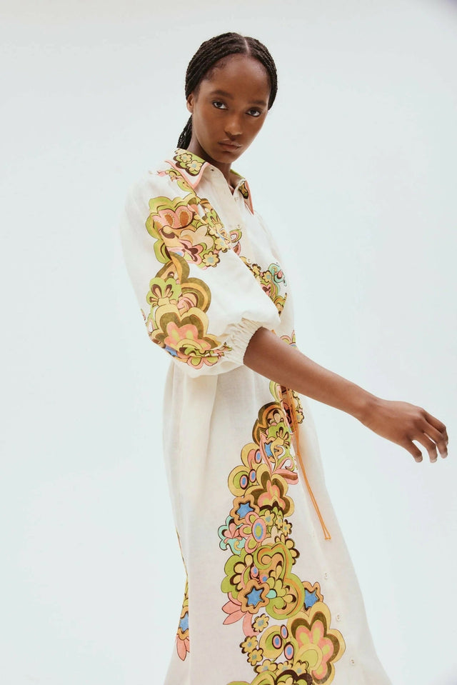 Alemais Starscape Shirtdress Print Size 14 - Dresses