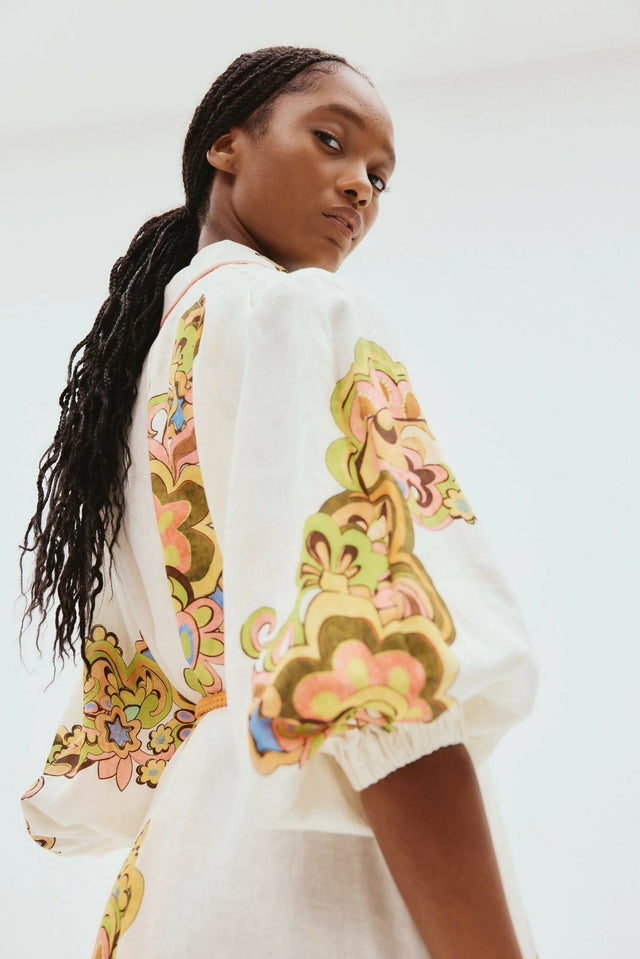 Alemais Starscape Shirtdress Print Size 14 - Dresses