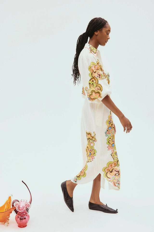 Alemais Starscape Shirtdress Print Size 14 - Dresses