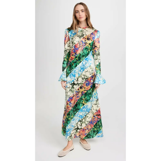 Alemais Sunburst Gown Dress Multi Size 8 - 8 / Multi - Dresses