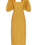 Alemais Sundance Midi Dress 12 - 12 / Yellow - Dresses