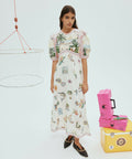Alemais Sunset Midi Dress In Multi - 8 / Multi - Dresses