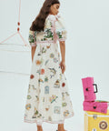 Alemais Sunset Midi Dress In Multi - 8 / Multi - Dresses