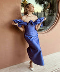 ALEMAIS - Alemais Suzi Midi Dress in Blue