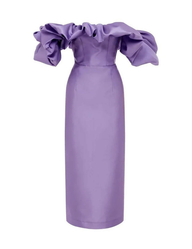 Curated Collection - Alemais Suzi off Shoulder Midi Dress