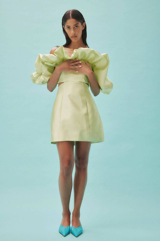 ALEMAIS - Alemais Suzi off Shoulder Mini Dress