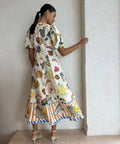 Alemais Theo Midi Dress Size 10 - 10 / Print - Dresses