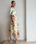 Alemais Theo Midi Dress Size 10 - 10 / Print - Dresses