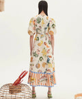 Alemais Theo Midi Dress Size 10 - 10 / Print - Dresses