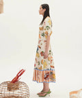 Alemais Theo Midi Dress Size 10 - 10 / Print - Dresses