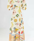Alemais Theo Midi Dress Size 10 - 10 / Print - Dresses