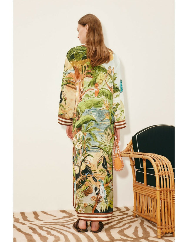 Alémais Toucan Tango Silk Midi - Dresses