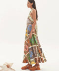 ALEMAIS - Alemais Trippy Troppo Halter Midi Dress