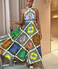 Alemais Trippy Troppo Halter Midi Dress Multi - Dresses