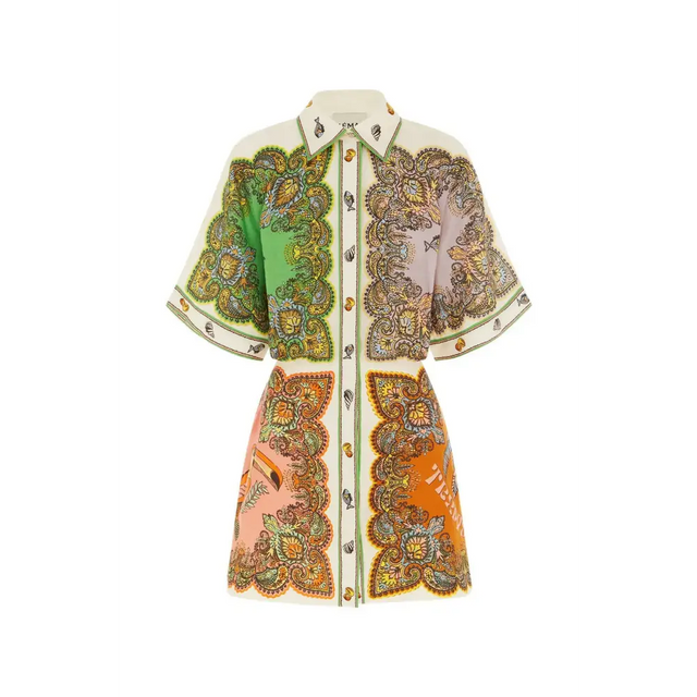 Alemais Trippy Troppo Mini Dress Multi Size 12 - 12 / Multi - Dresses