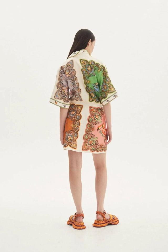 Alemais Trippy Troppo Mini Dress Multi Size AU 16 - 16 / Multi - Dresses