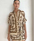ALEMAIS - Alemais Tropic Shirt and Sarong Skirt Set