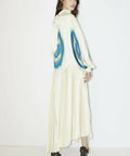 Alemais Una Pleated Midi Dress in Pearl Size 14 - 14 / Multi - Dresses