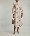 Alemais Vacay Shirt Dress Pink Size 12 - 12 / Print - Dresses