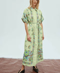Alemais Velma Shirt Dress Green Size 14 - 14 / Green - Dresses