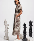 Alemais Vinnie Shirtdress - 10 / Brown - Dresses