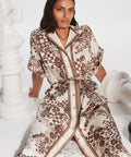 Alemais Vinnie Shirtdress - 10 / Brown - Dresses