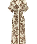 Alemais Vinnie Shirtdress - 14 / Brown - Dresses
