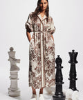 Alemais Vinnie Shirtdress - 14 / Brown - Dresses