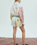 Alemais Willa Embroidered Shirt and Short Set Multi Floral Size 14 & 16 - Outfit Sets