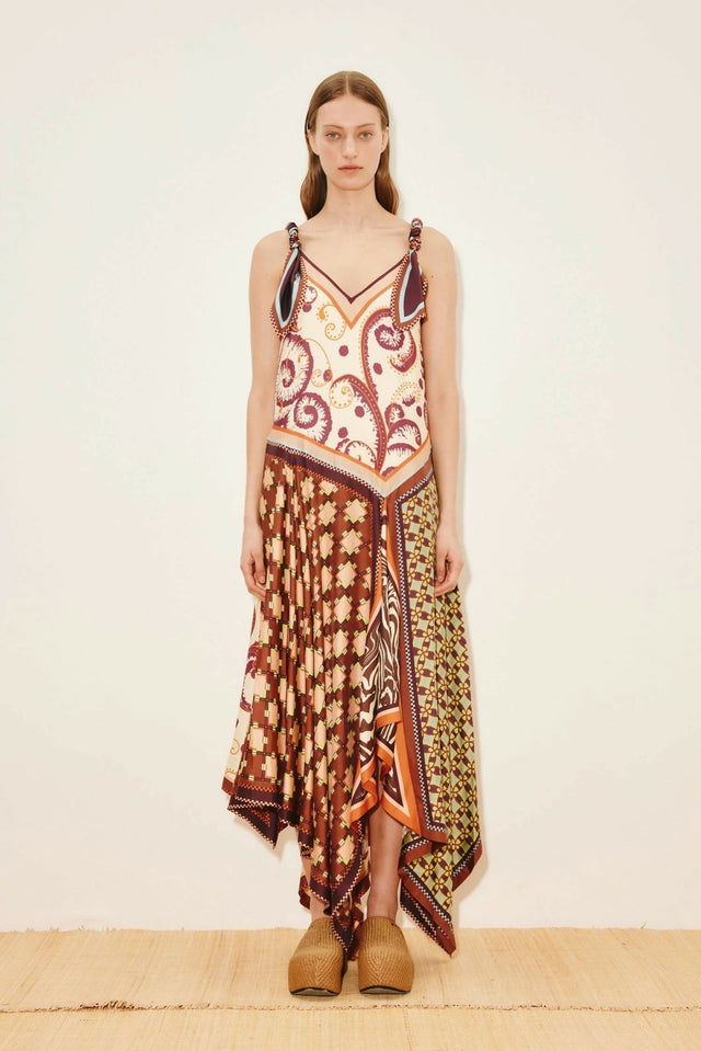 Alémais Wilson Silk Midi - 16 / Multi - Dresses