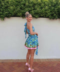 Alemais Winnie One Shoulder Mini Dress - 8 / Multi - Dresses