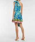Alemais Winnie One Shouldered Mini Dress - 10 / Floral - Dresses