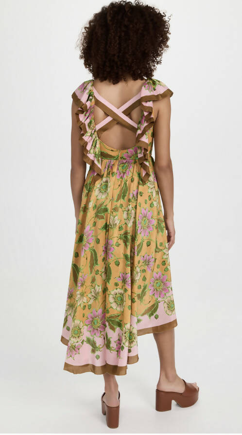 Alemais Winnie Ruffle Dress Size 10 - 10 / Print - Dresses