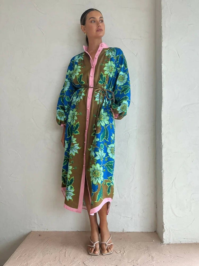 ALEMAIS - Alemais Winnie Spliced Shirtdress