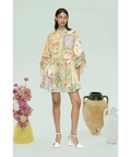 Alemais X Go-To Holiday Collab Mini Dress Yellow Size 14 - 14 / Multi - Dresses