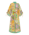 Alemais X Go-To Holiday Collab Shirtdress Yellow Size 12 - 12 / Multi - Dresses