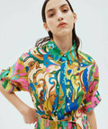 ALEMAIS - Alemais Yvette Linen Shirt and Sarong Skirt Set