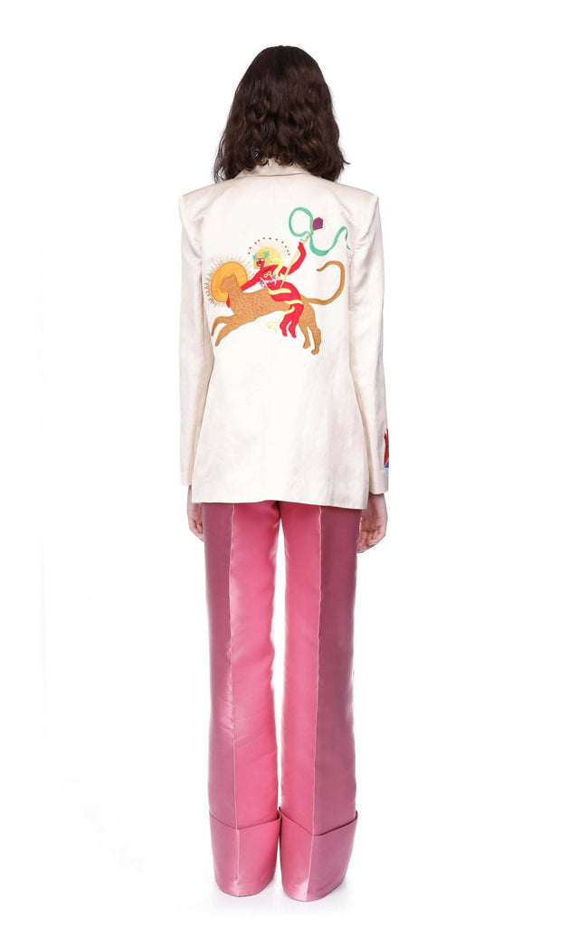Alemais Zelda Embroidered Blazer Print Size 16 - 16 / Multi - Coats